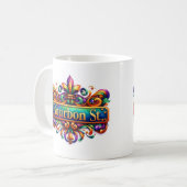 Mardi Gras Kaffeetasse (Vorderseite Links)