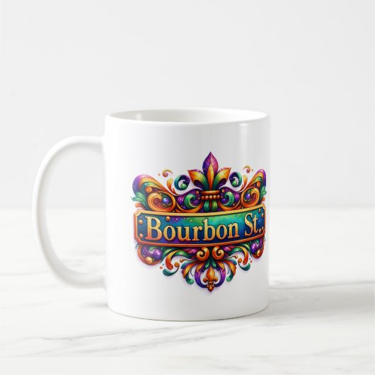 Mardi Gras Kaffeetasse (Links)