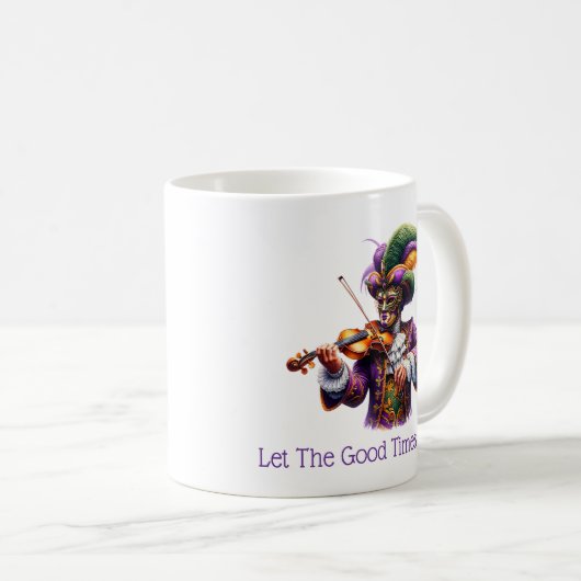 Mardi Gras Kaffeetasse (VorderseiteRechts)