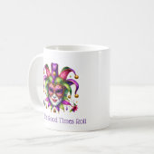 Mardi Gras Kaffeetasse (Vorderseite Links)