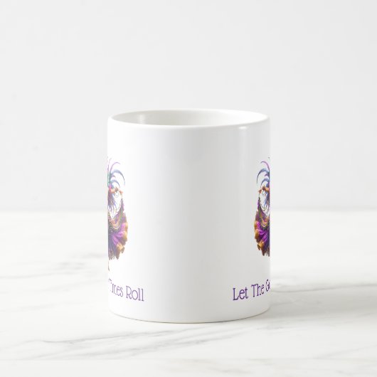 Mardi Gras Kaffeetasse (Mittel)