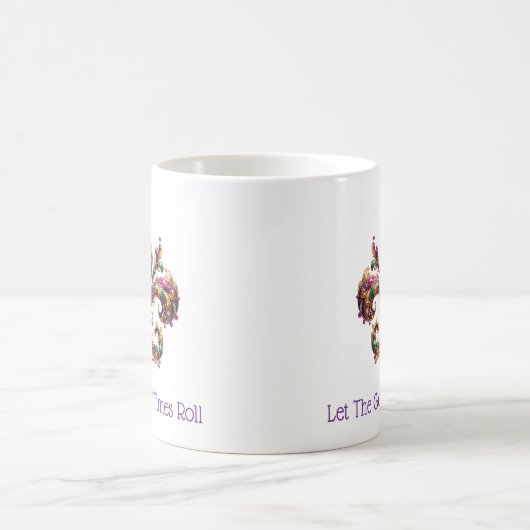 Mardi Gras Kaffeetasse (Mittel)
