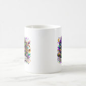 Mardi Gras Kaffeetasse (Mittel)