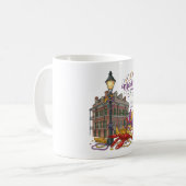 Mardi Gras Kaffeetasse (Vorderseite Links)
