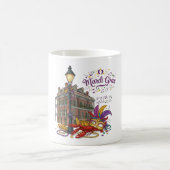 Mardi Gras Kaffeetasse (Mittel)