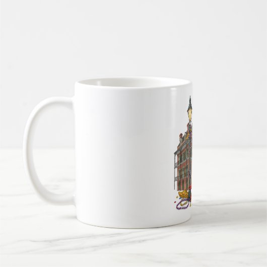 Mardi Gras Kaffeetasse (Links)