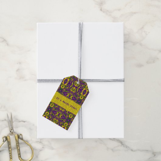 Mardi Gras Kaleidoscope Geschenkanhänger (Mit Garn)