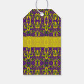 Mardi Gras Kaleidoscope Geschenkanhänger (Rückseite)