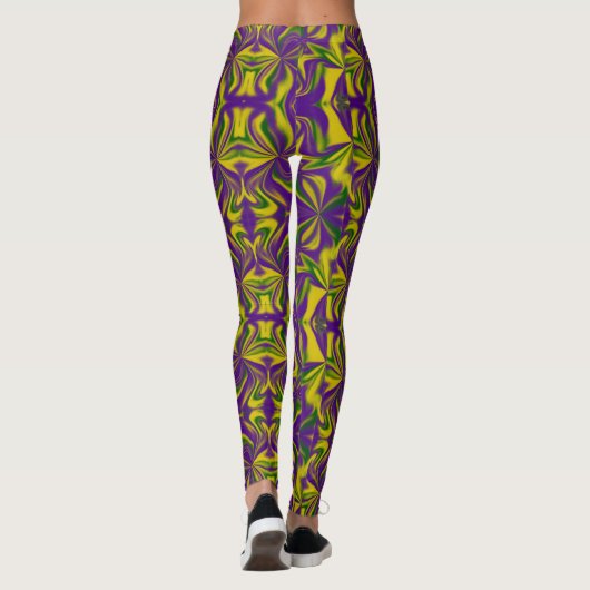 Mardi Gras Kaleidoscope Leggings (Rückseite)