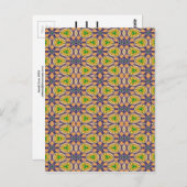 Mardi Gras Kaleidoscope Postkarte (Vorne/Hinten)