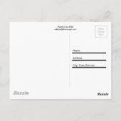 Mardi Gras Kaleidoscope Postkarte (Rückseite)