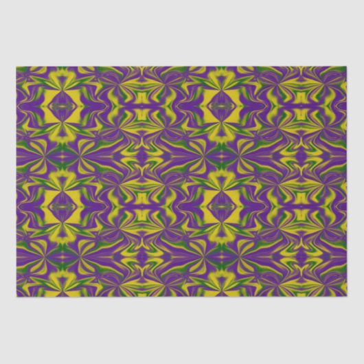 Mardi Gras Kaleidoscope Seidenpapier (Vorderseite)