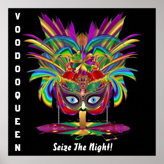 Mardi Gras Karneval Event Bitte beachten Sie die H Poster (Vorne)