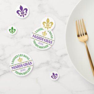 Mardi Gras   Karneval   Fett Dienstag Konfetti