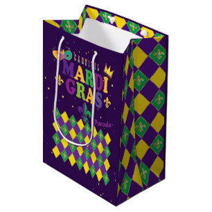 Mardi Gras Karneval Lilie Diamond Decke Mittlere Geschenktüte