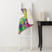 Mardi Gras Karneval Lilie Diamond Decor Sherpadecke (Beispiel)