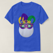 Mardi Gras Karneval Mask Golf T-Shirt (Design vorne)