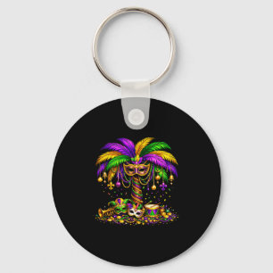 Mardi Gras Karneval Palme hawaiianische Perlen Mas Schlüsselanhänger