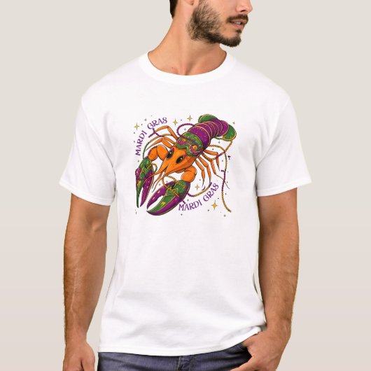 Mardi Gras Karnevalsstimmung T-Shirt (Vorderseite)