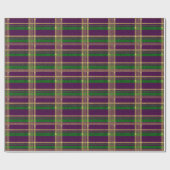 Mardi Gras Karo Geschenkpapier (Flach)