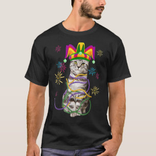 Mardi Gras Katzen-Kätzchen-Kostüm Mardi Gras T-Shirt