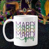 Mardi Gras Keramik Tasse