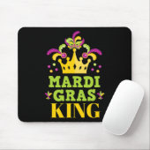 Mardi Gras King 1 Mousepad (Mit Mouse)