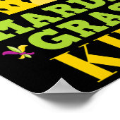 Mardi Gras King 1 Poster (Ecke)