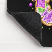 Mardi Gras King Cake Lilie Coqu Mousepad (Ecke)
