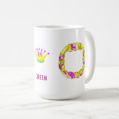 Mardi Gras King Cake Queen Kaffeetasse (VorderseiteRechts)