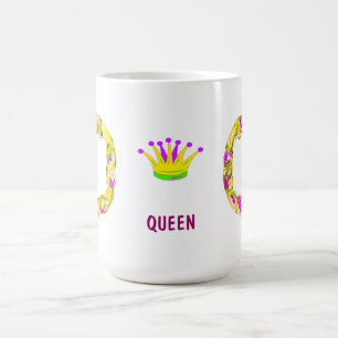 Mardi Gras King Cake Queen Kaffeetasse