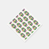 Mardi Gras King Cake Serviette (Ecke)