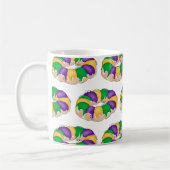 Mardi Gras King Cake Tasse (Links)