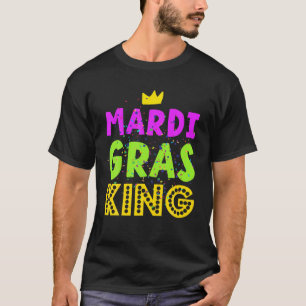 Mardi Gras King Crown Funny Funny Carnival Mardi G T-Shirt