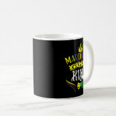 Mardi Gras King Funny New Orleans Party Parade Kaffeetasse (VorderseiteRechts)