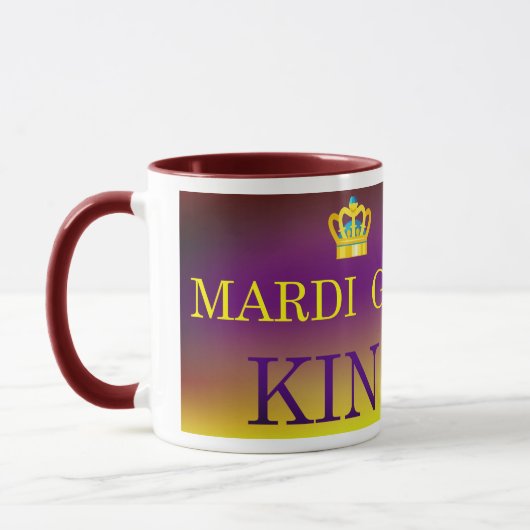 Mardi Gras King Tasse (Links)