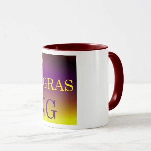 Mardi Gras King Tasse (VorderseiteRechts)