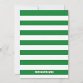 Mardi Gras King zum zweiten Geburtstag Einladung (Rückseite)