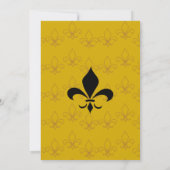 Mardi Gras King's Court Einladung (Rückseite)