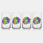 Mardi Gras Kiss Glasses Dosenglas (Hinten)