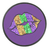 Mardi Gras Kiss Hockey Puck (Vorderseite)