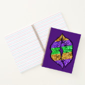 Mardi Gras Kiss-Notebook Notizblock (Innenseite)