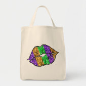 Mardi Gras Kiss Tote Bag Tragetasche (Vorne)