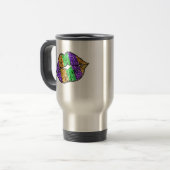 Mardi Gras Kiss Travel Mug Reisebecher (Vorderseite Links)