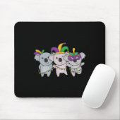 Mardi Gras Koala Kostüme Mousepad (Mit Mouse)