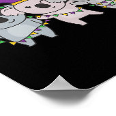 Mardi Gras Koala Kostüme Poster (Ecke)