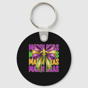 Mardi Gras Kokette Bogen Fett Dienstag Umzug Karne Schlüsselanhänger