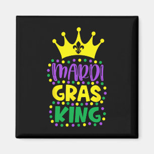 Mardi Gras König Herren Mardi Gras Magnet