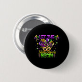 Mardi Gras Kostüm Lass Die Shenanigans Beginnen Ma Button (Vorne & Hinten)