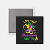 Mardi Gras Kostüm Lass Die Shenanigans Beginnen Ma Magnet (Vorderseite/Rückseite)